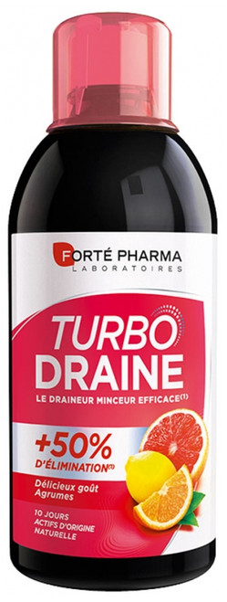 Forté Pharma TurboDrain Slimmer 500ml - Taste: Citrus Forté Pharma TurboDrain Slimmer 500ml - Taste: Citrus