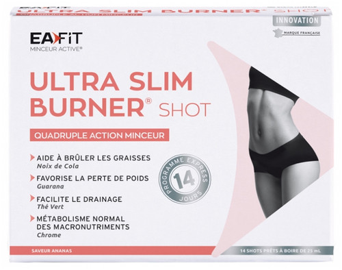 Eafit Ultra Slim Burner Shot Quadruple Slimming Action 14 Shots Eafit Ultra Slim Burner Shot Quadruple Slimming Action 14 Shots