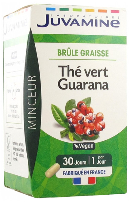 Juvamine Green Tea Guarana 30 Capsules Juvamine Green Tea Guarana 30 Capsules