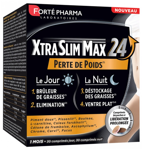Forté Pharma XtraSlim Max 24 60 Tablets Forté Pharma XtraSlim Max 24 60 Tablets
