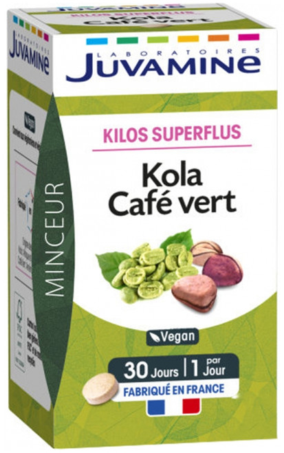 Juvamine Kola Green Coffee 30 Tablets Juvamine Kola Green Coffee 30 Tablets