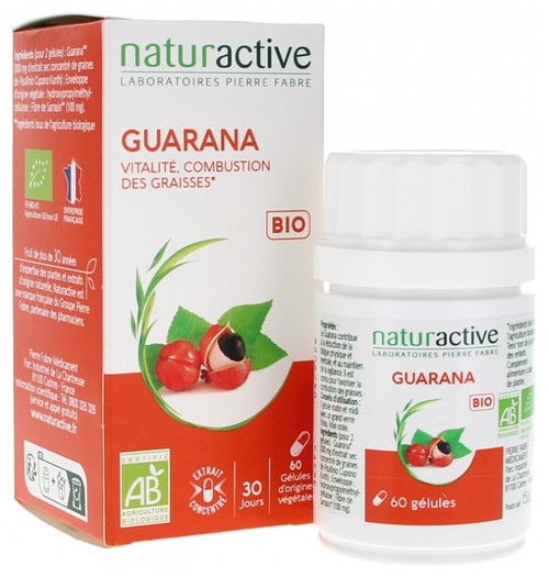 Naturactive Guarana Organic 60 Capsules Naturactive Guarana Organic 60 Capsules