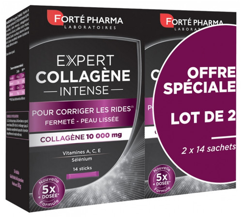 Forté Pharma Expert Intense Collagen 2 x 14 sticks Forté Pharma Expert Intense Collagen 2 x 14 sticks