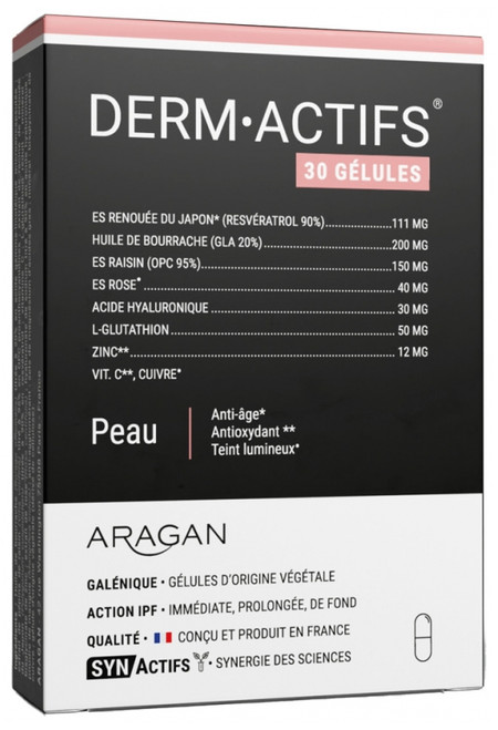 Aragan Synactifs DermActifs 30 Capsules Aragan Synactifs DermActifs 30 Capsules