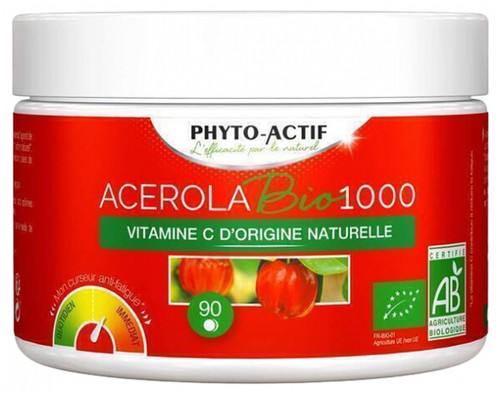 Phyto-Actif Acerola Organic 1000 60 Tablets + 30 Tablets Free Phyto-Actif Acerola Organic 1000 60 Tablets + 30 Tablets Free