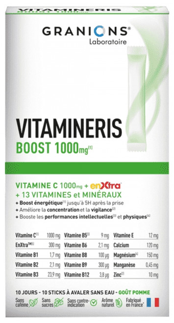 Granions Vitamineris Boost 1000mg 10 Sticks
