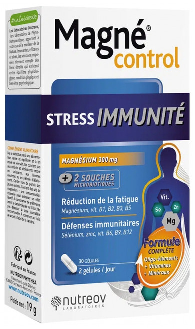 Nutreov Magné Control Stress Immunity 30 Capsules Nutreov Magné Control Stress Immunity 30 Capsules