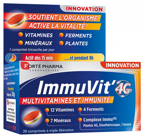 Forté Pharma ImmuVit' 4G 30 Tablets Forté Pharma ImmuVit' 4G 30 Tablets
