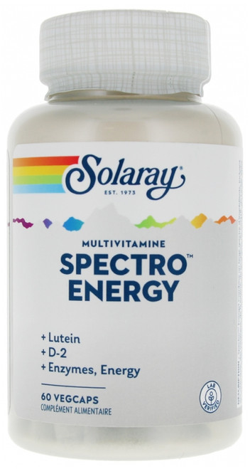 Solaray Spectro Energy Multivitamin 60 Vegetable Capsules Solaray Spectro Energy Multivitamin 60 Vegetable Capsules
