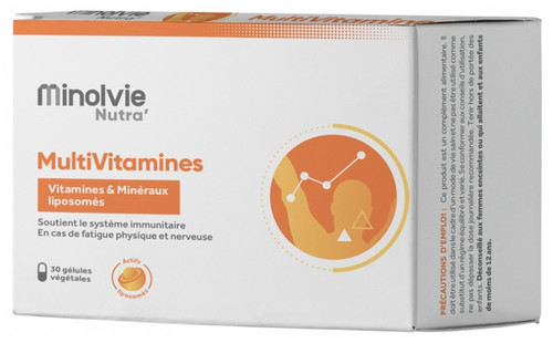 Minolvie Nutra' Multivitamins 30 Vegetable Capsules Minolvie Nutra' Multivitamins 30 Vegetable Capsules