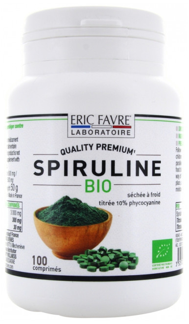 Eric Favre Organic Spirulina 100 Tablets Eric Favre Organic Spirulina 100 Tablets