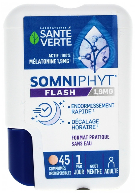 Santé Verte Somniphyt Flash 1.9mg 45 Tablets Santé Verte Somniphyt Flash 1.9mg 45 Tablets