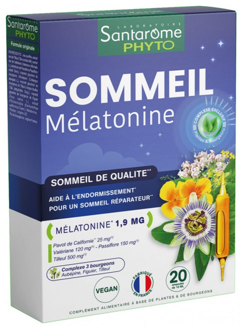 Santarome Phyto Melatonin Sleep 20 Phials Santarome Phyto Melatonin Sleep 20 Phials