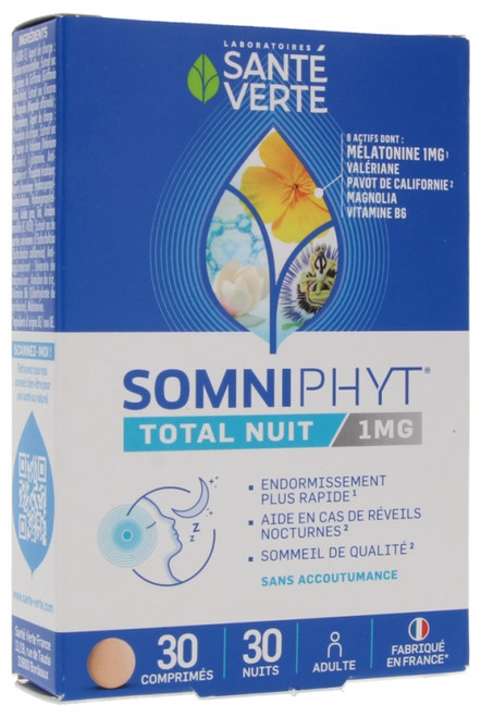 Santé Verte Somniphyt Total Night 30 Tablets Santé Verte Somniphyt Total Night 30 Tablets