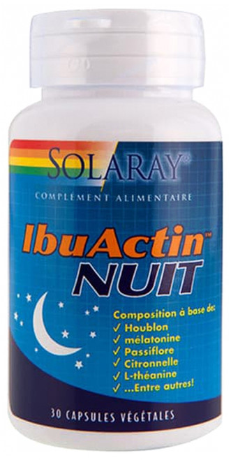Solaray IbuActin Night 30 Vegetable Gel-Caps Solaray IbuActin Night 30 Vegetable Gel-Caps