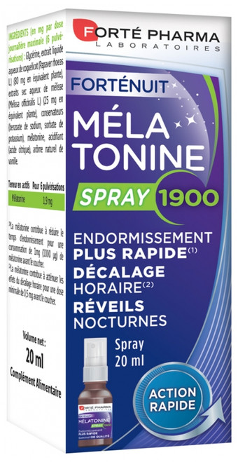 Forté Pharma Melatonin Spray 1900 20ml Forté Pharma Melatonin Spray 1900 20ml