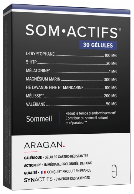 Aragan Synactifs SomActifs 30 Capsules Aragan Synactifs SomActifs 30 Capsules