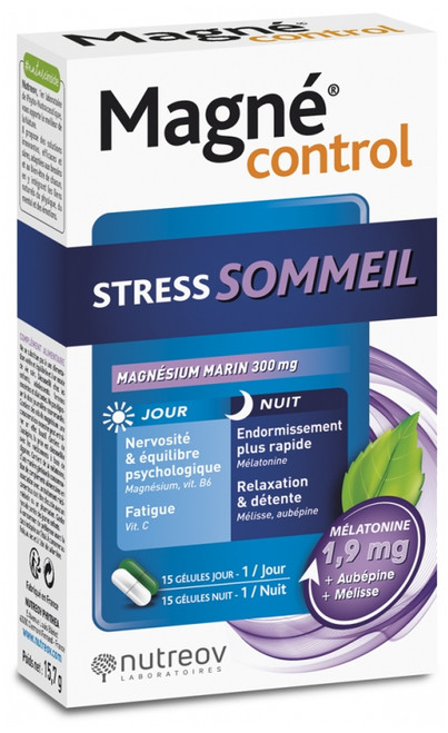 Nutreov Magné Control Stress & Sleep 30 Capsules Nutreov Magné Control Stress & Sleep 30 Capsules