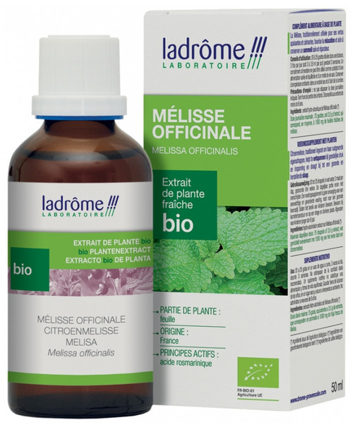 Ladrôme Organic Fresh Plant Extract Lemon Balm 50ml