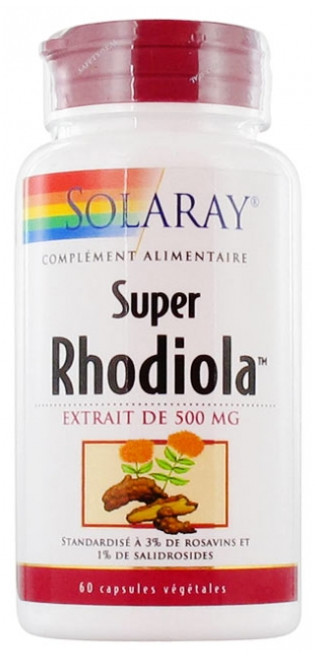 Solaray Super Rhodiola 60 Vegetable Gel-Caps Solaray Super Rhodiola 60 Vegetable Gel-Caps