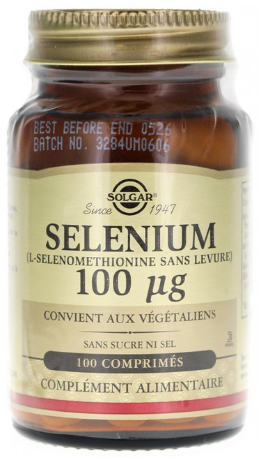Solgar Selenium 100µg 100 Tablets Solgar Selenium 100µg 100 Tablets