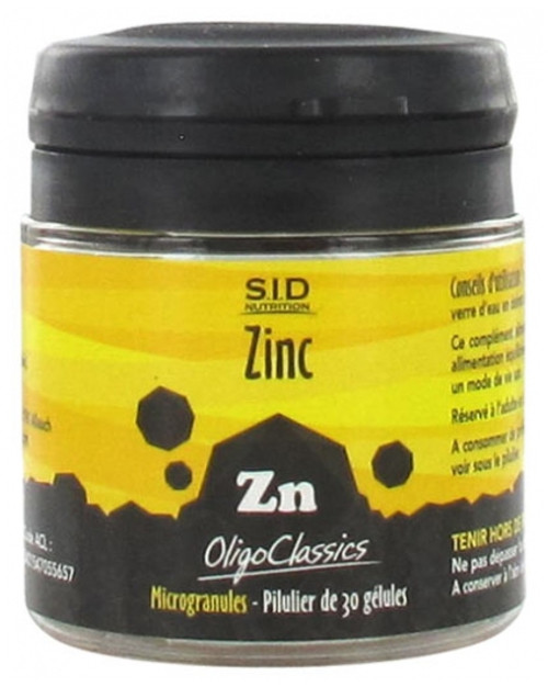S.I.D Nutrition Zinc OligoClassics 30 Capsules