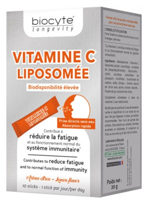 Biocyte Longevity Vitamin C Liposomed 10 Sticks Biocyte Longevity Vitamin C Liposomed 10 Sticks