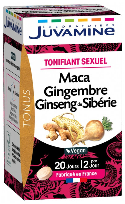 Juvamine Maca Ginger Ginseng 40 Tablets Juvamine Maca Ginger Ginseng 40 Tablets