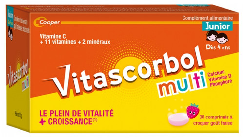 Vitascorbol Multi Junior 30 Tablets to Crunch Vitascorbol Multi Junior 30 Tablets to Crunch