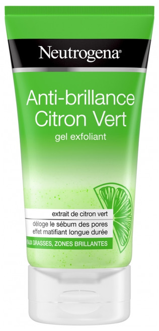Neutrogena Anti-Brilliance Lime Exfoliating Gel 150ml Neutrogena Anti-Brilliance Lime Exfoliating Gel 150ml