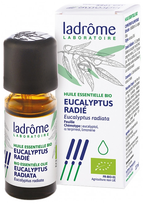 Ladrôme Organic Essential Oil Eucalytpus Radiata (Eucalyptus Radiata) 10ml