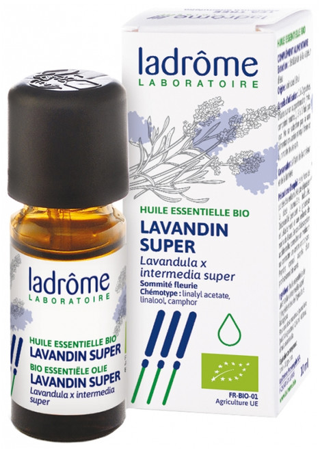Ladrôme Organic Super Lavender Essential Oil (Lavandula x intermedia super) 10ml