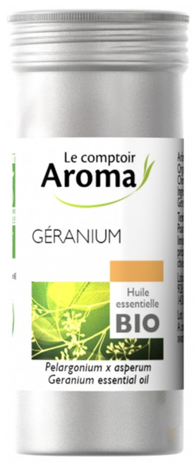 Le Comptoir Aroma Organic Essential Oil Geranium (Pelargonium x asperum) 5ml Le Comptoir Aroma Organic Essential Oil Geranium (Pelargonium x asperum) 5ml