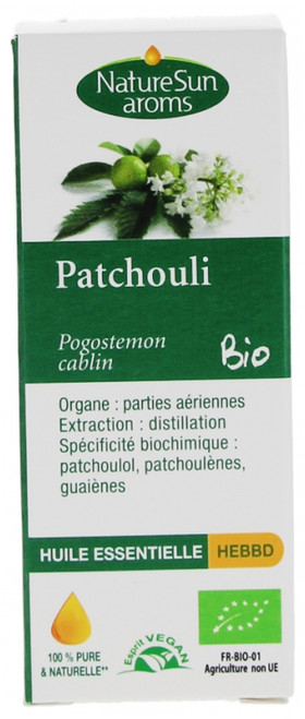NatureSun Aroms Organic Essential Oil Patchouli 10ml NatureSun Aroms Organic Essential Oil Patchouli 10ml
