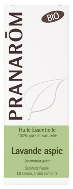 Pranarôm Bio Essential Oil Aspic Lavender (Lavandula latifolia) 10 ml Pranarôm Bio Essential Oil Aspic Lavender (Lavandula latifolia) 10 ml