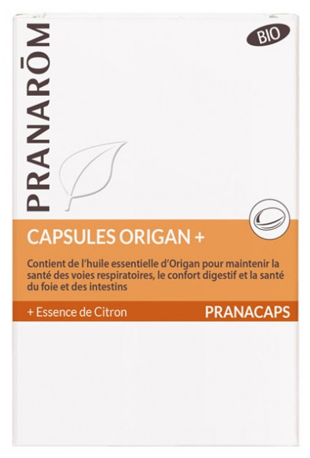 Pranarôm Pranacaps Oregano+ Organic 30 Capsules Pranarôm Pranacaps Oregano+ Organic 30 Capsules