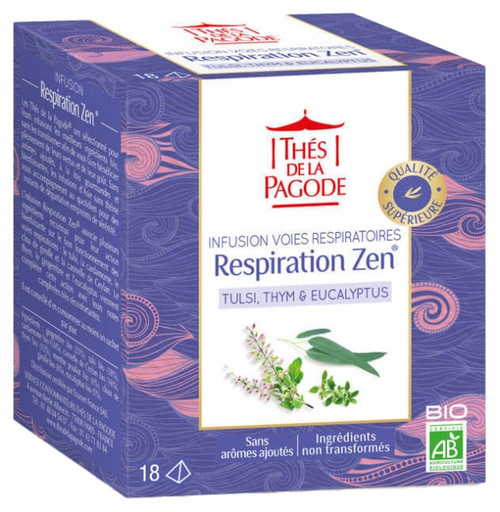Thés de la Pagode Zen Breathing Infusion Organic 18 Sachets Thés de la Pagode Zen Breathing Infusion Organic 18 Sachets