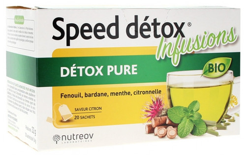 Nutreov Speed Détox Pure Detox Infusion Organic 20 Sachets Nutreov Speed Détox Pure Detox Infusion Organic 20 Sachets