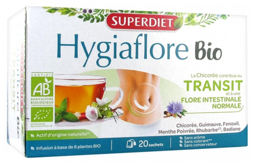 Superdiet Hygiaflore Organic 20 Sachets Superdiet Hygiaflore Organic 20 Sachets
