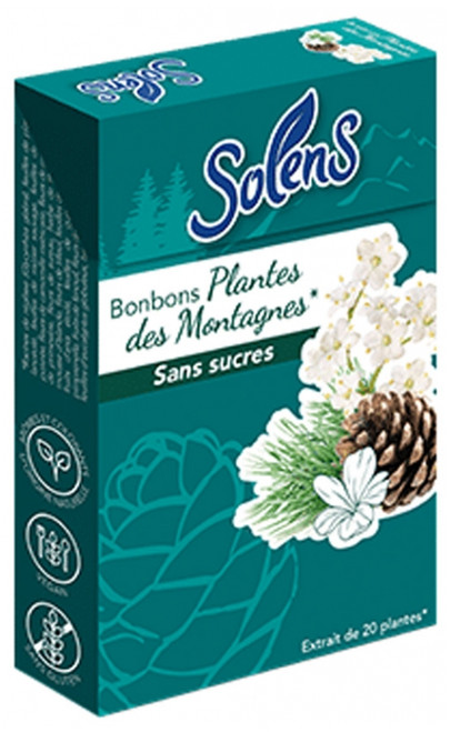 Solens Sugar-Free Candies Mountain Plants 50g Solens Sugar-Free Candies Mountain Plants 50g