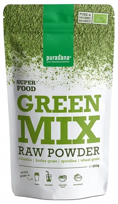 Purasana Green Mix Powder Organic 200g Purasana Green Mix Powder Organic 200g