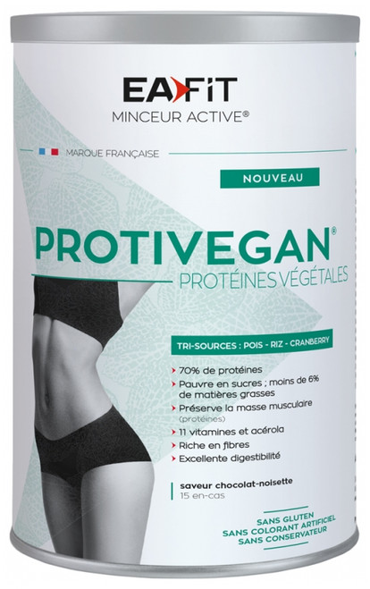 Eafit Active Slimness Protivegan 450g - Fragrance: Chocolate - Nut Eafit Active Slimness Protivegan 450g - Fragrance: Chocolate - Nut