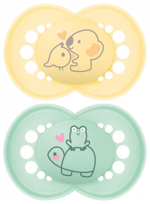 MAM 2 Soothers Original Nature 6 Months and + - Model: Koala and Turtle MAM 2 Soothers Original Nature 6 Months and + - Model: Koala and Turtle