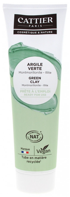 Cattier Green Clay Ready For Use Organic 400g Cattier Green Clay Ready For Use Organic 400g