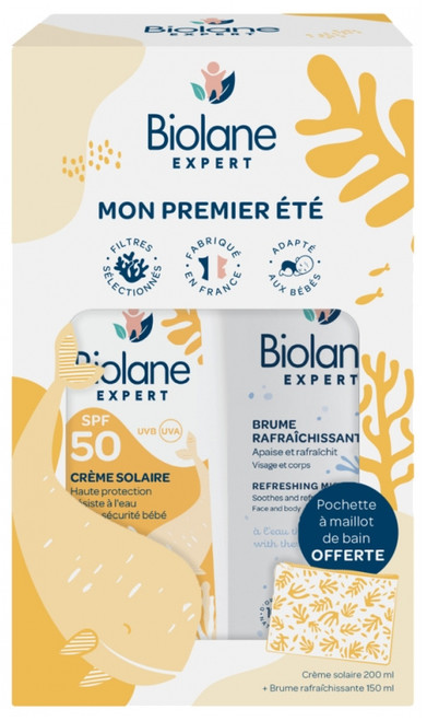 Biolane Expert Sun Cream SPF50 200 ml + Refreshing Mist 150 ml Biolane Expert Sun Cream SPF50 200 ml + Refreshing Mist 150 ml