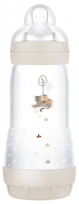 MAM Easy Start Feeding Bottle 320 ml 4 Months and + Flow Rate 3 - Colour: Sand MAM Easy Start Feeding Bottle 320 ml 4 Months and + Flow Rate 3 - Colour: Sand