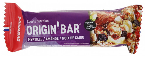 Overstims Origin Bar 40g - Flavour: Blueberry/Almond/Cashew Overstims Origin Bar 40g - Flavour: Blueberry/Almond/Cashew