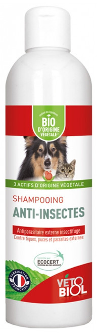 Vétobiol Anti-Insect Shampoo Organic 240ml Vétobiol Anti-Insect Shampoo Organic 240ml
