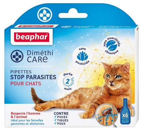 Beaphar Diméthicare Stop Parasites Cats 6 Pipettes
