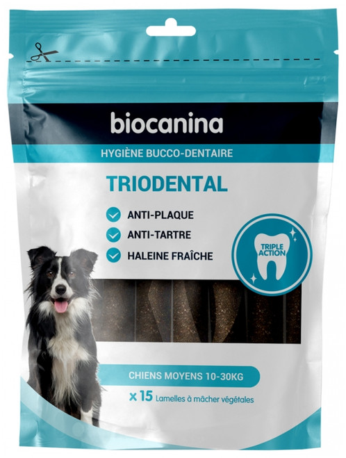 Biocanina Triodental Medium Dogs 15 Vegetable Slats Biocanina Triodental Medium Dogs 15 Vegetable Slats